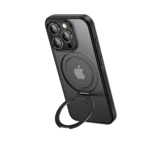 Cover Iphone 15 Pro Max With Magnetic Stand Ugreen - Black
